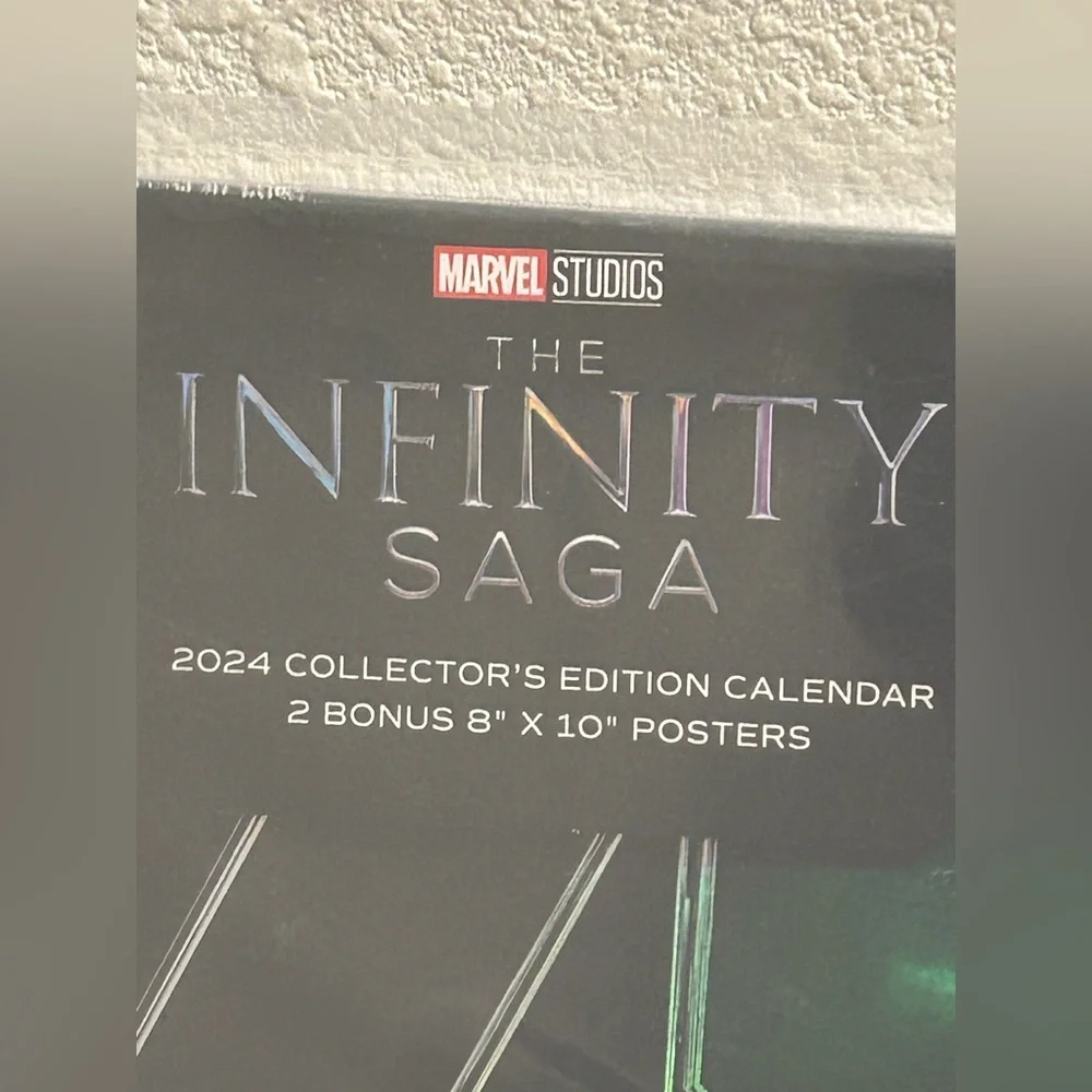 Marvel Infinity Saga 2024 Calendar - Black and Silver